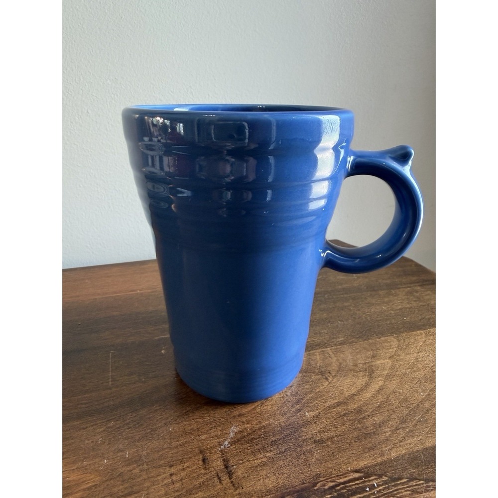 Fiestaware Lapis Blue Latte Mug Ring Handle Fiesta Tall Fiesta HLC